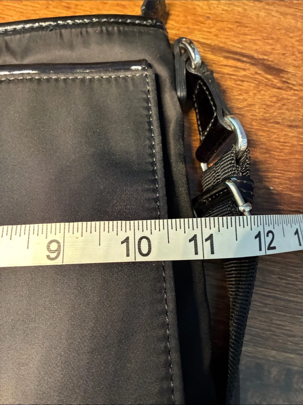 Brighton Black Twister Squared Baldwin Bag
